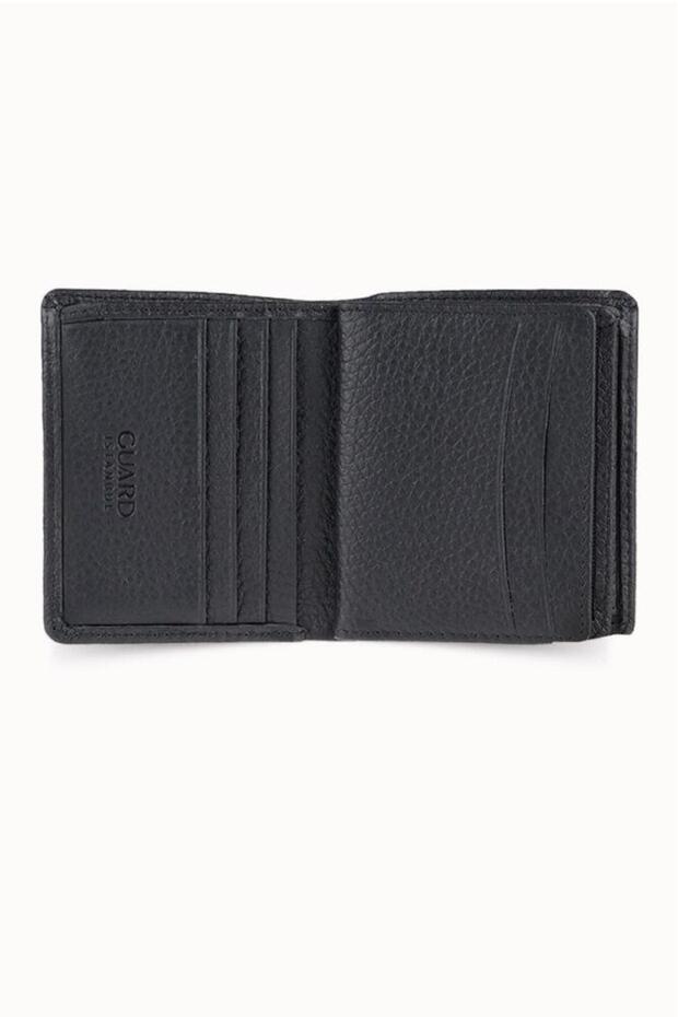 Black Men's Wallet with Medium Double Python and Coin Compartment - 2
