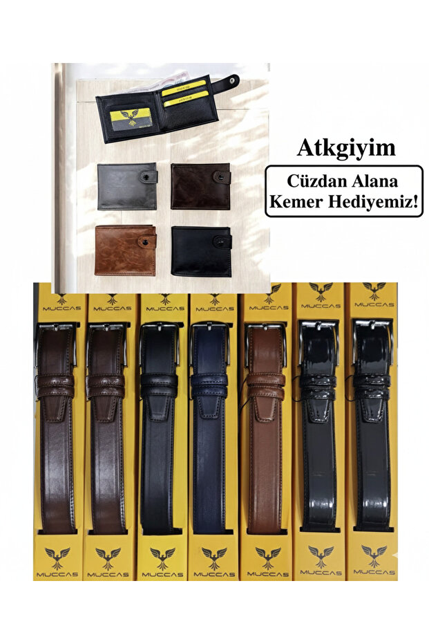 Atk Clothing Special: Buy a Leather Wallet and Get a Belt as a Gift!