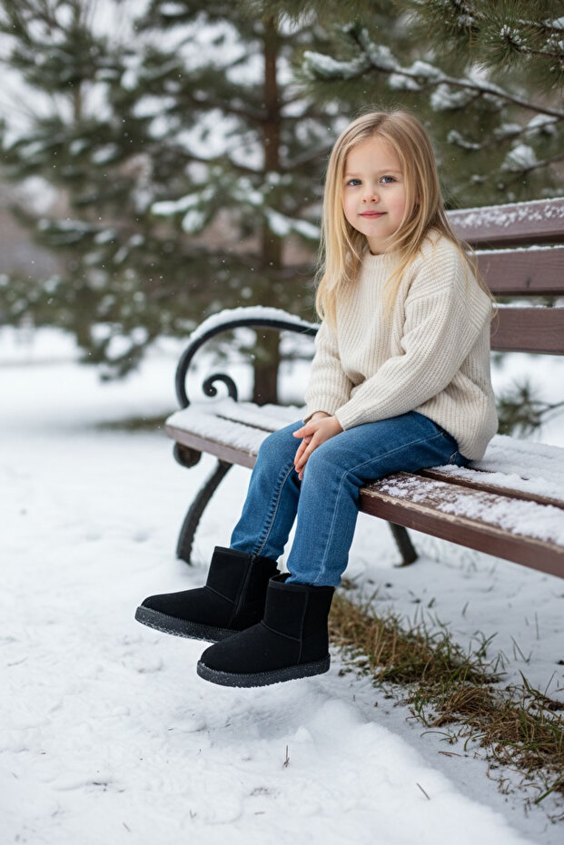 Çocuk Su Çekmez Kışlık Bot - 2