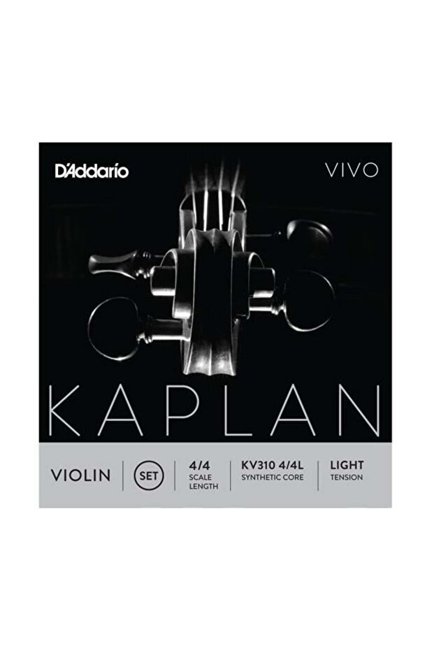 مجموعة أوتار الكمان KV310L | كابلان فيفو، لايت، 4/4