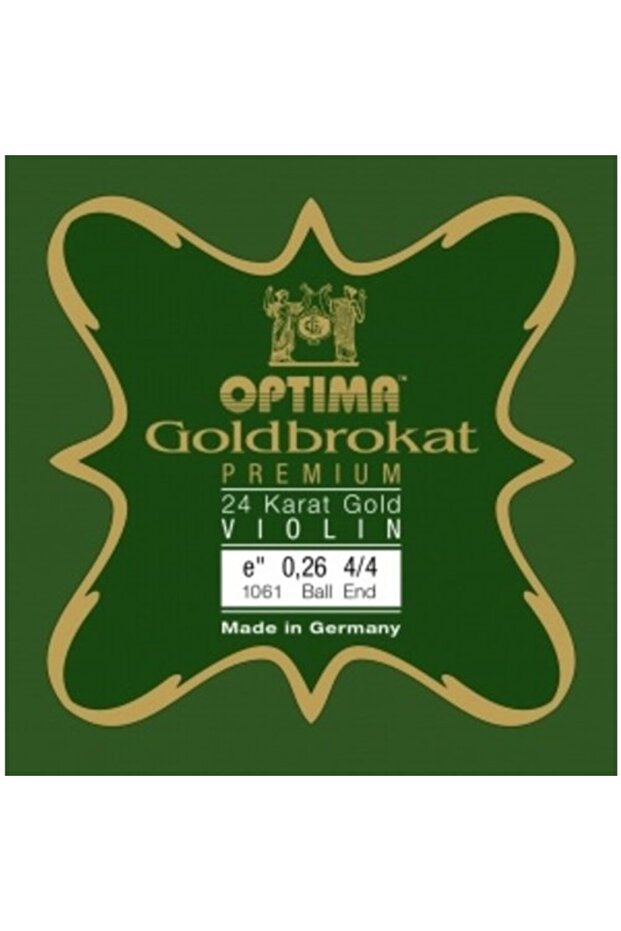631745 Goldbrokat Premium 24 Carat Gold Violin E String | Real Gold Plating with No Tarnishing