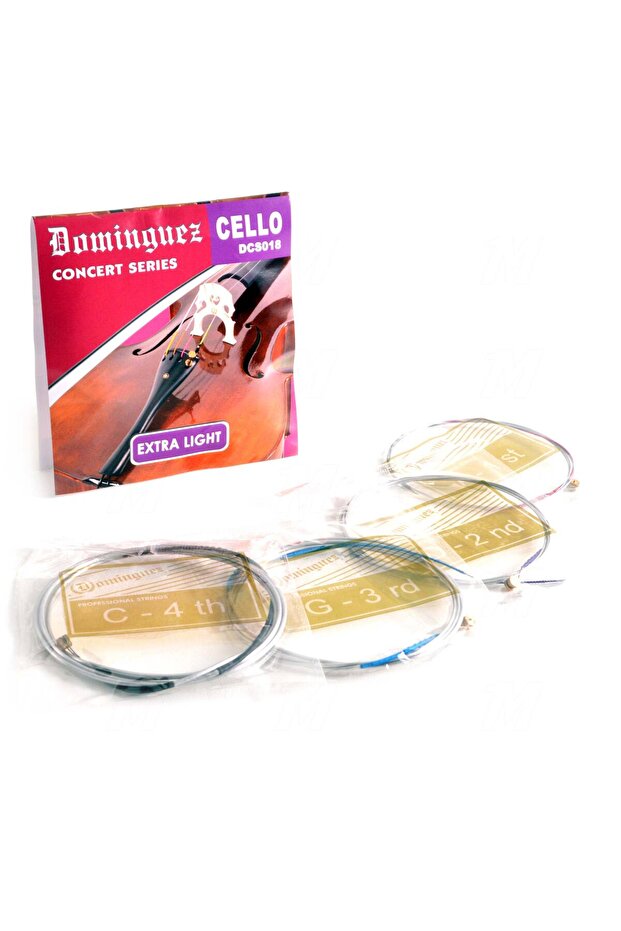 Dcs018 Cello String Set | Steel Core Warm Tones - 1