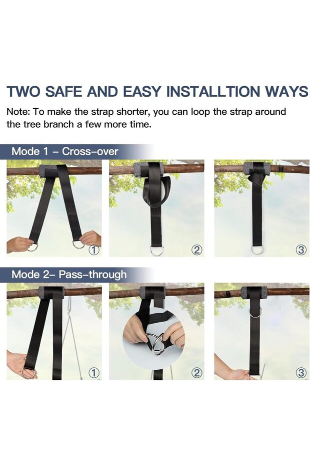 Tree Swing Strap Set 1.5m by - 5