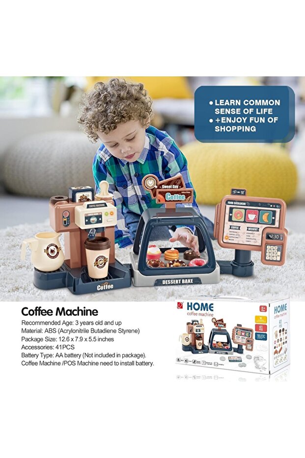 Coffee Maker Toy Set - 8