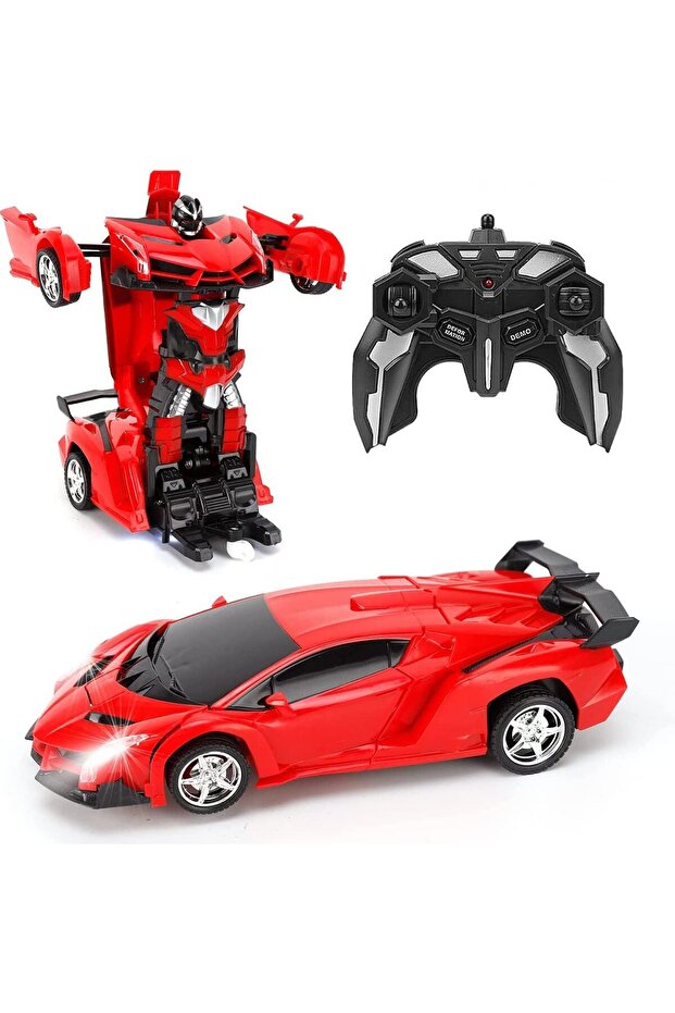 سيارة روبوت متحولة مع جهاز تحكم عن بعد - 1