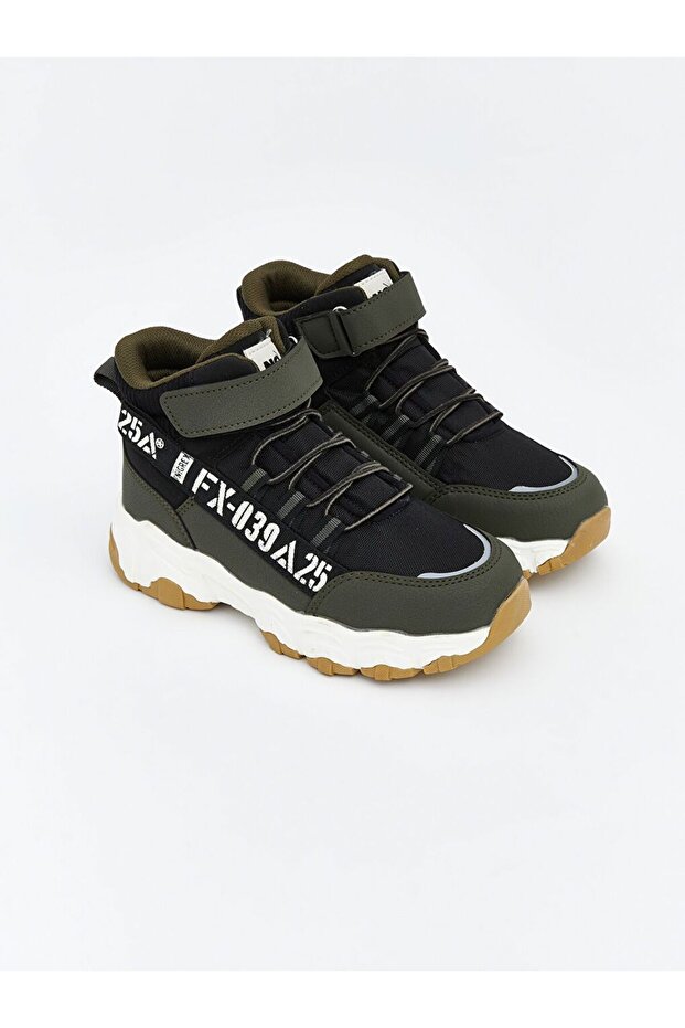 Lcw Steps Lace and Velcro Baby Boy Boots