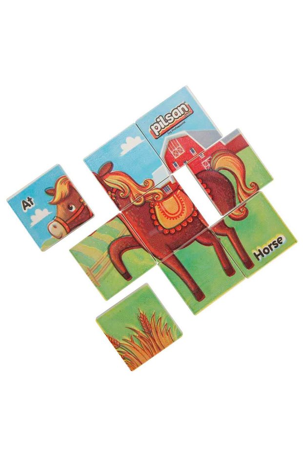 Animal Series 9 Piece Puzzle Set 03-355-Brown Horse