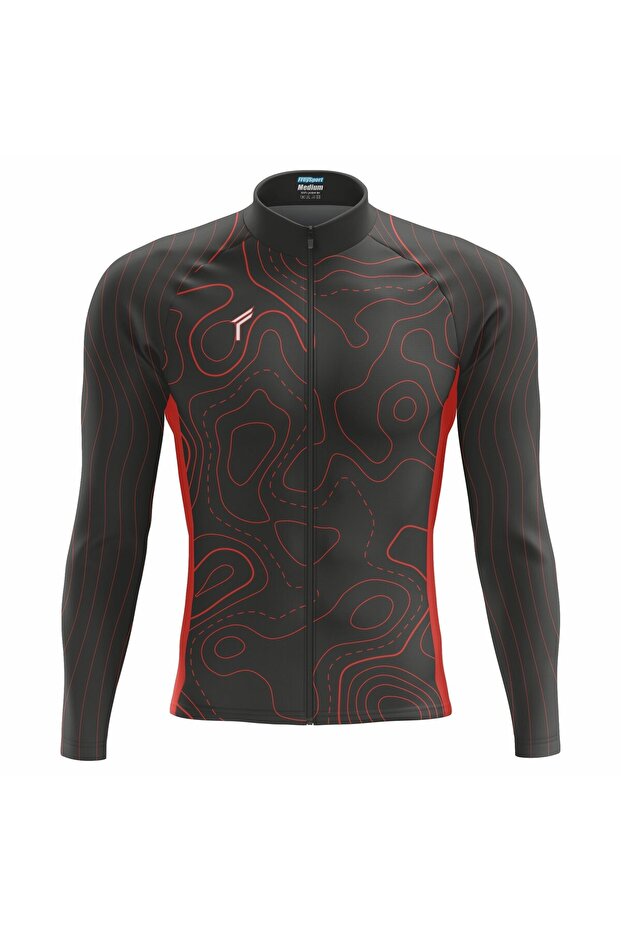 Topography Summer Long Sleeve Cycling Jersey