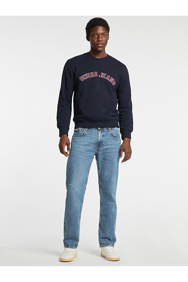 Jeans Slim Erkek Sweatshirt - 2