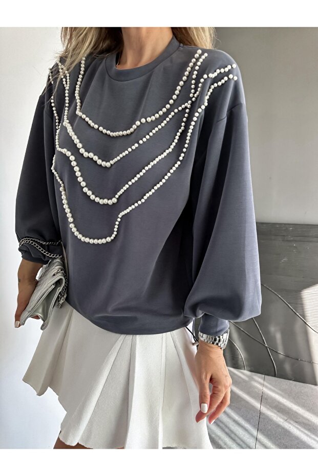 İncili model bluz - 2