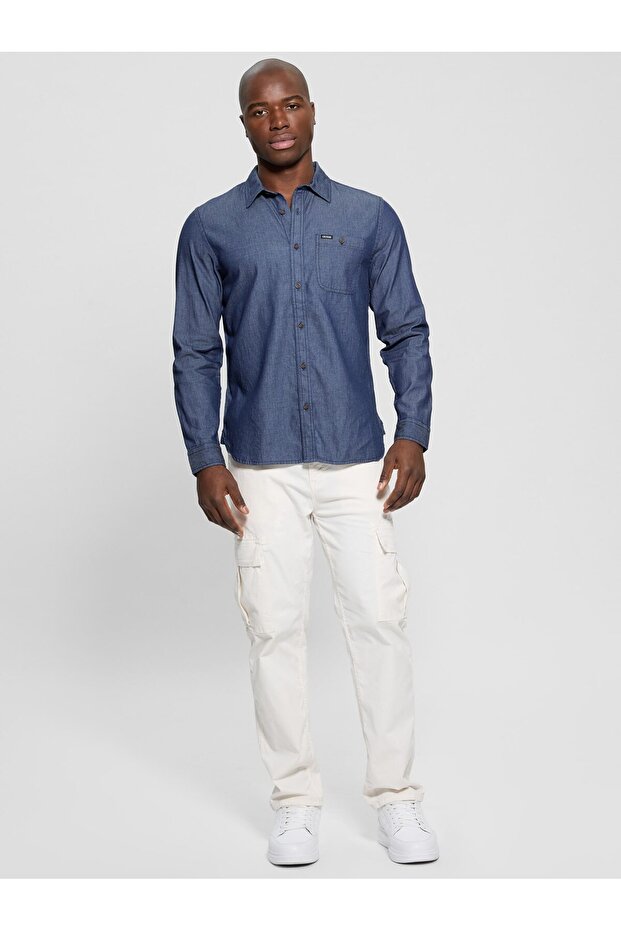 Denim Work Erkek Denim Gömlek - 2