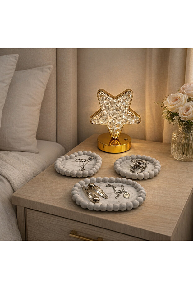 Takı Tabağı 3'lü Set - 1