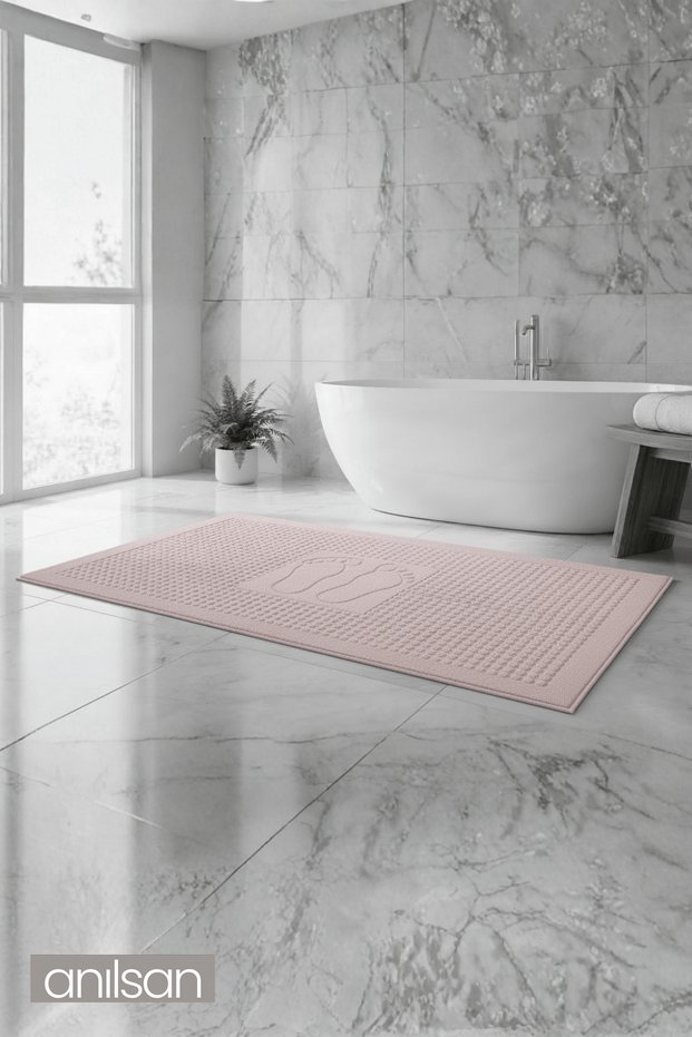 Zivra 100% Cotton Foot Towel - Powder 70X130, 790 Gr