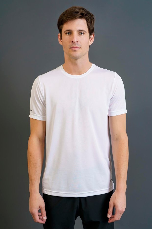 Regular Men's Crew Neck White T-Shirt