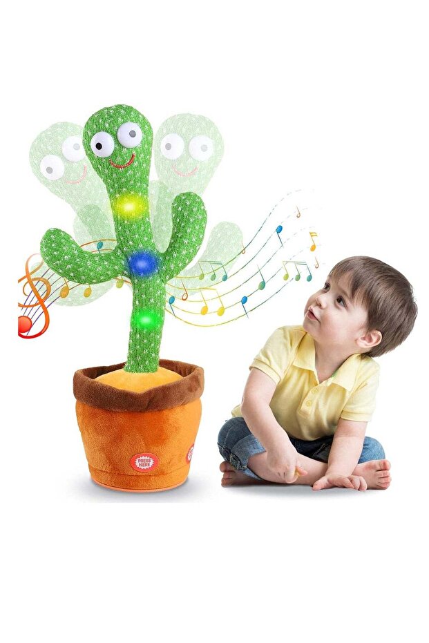 Kids Dancing Talking Cactus Toys for Baby Boys and Girls