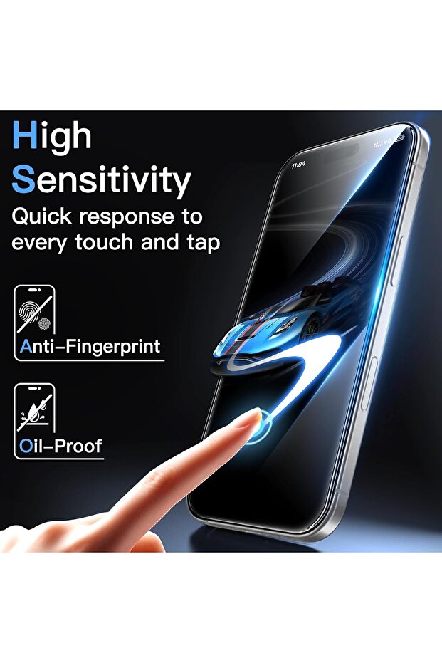 واقي شاشة لهاتف آيفون 17 برو ماكس 6.9 بوصة - 6