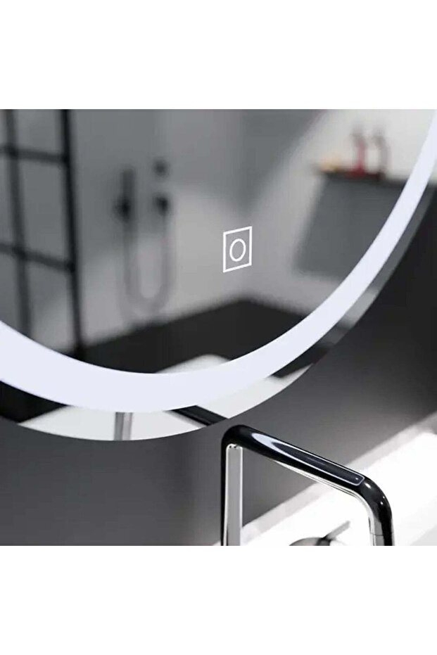 Round LED Mirror, 50cm, Basic Touch, Defog System, Dimmable - 2