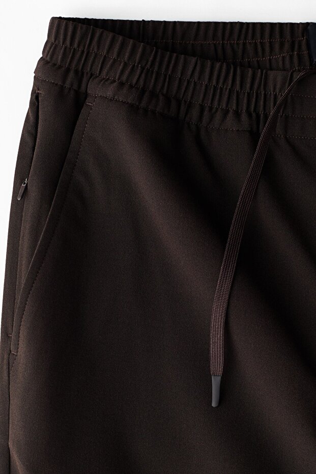 Four-way Stretch Geniş Pull-on Pantolon - 4
