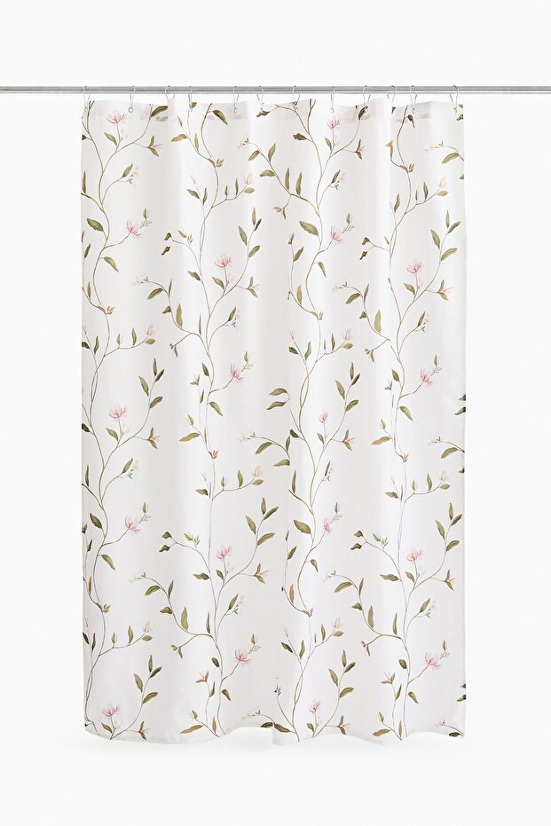 Çiçekli Duş Perdesi - 2