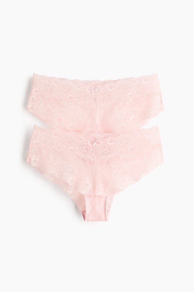 2'li Dantel Hipster Külot - 4