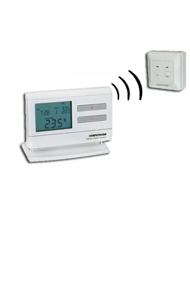 Q3 RF room thermostat, wireless control, non-programmable - 1