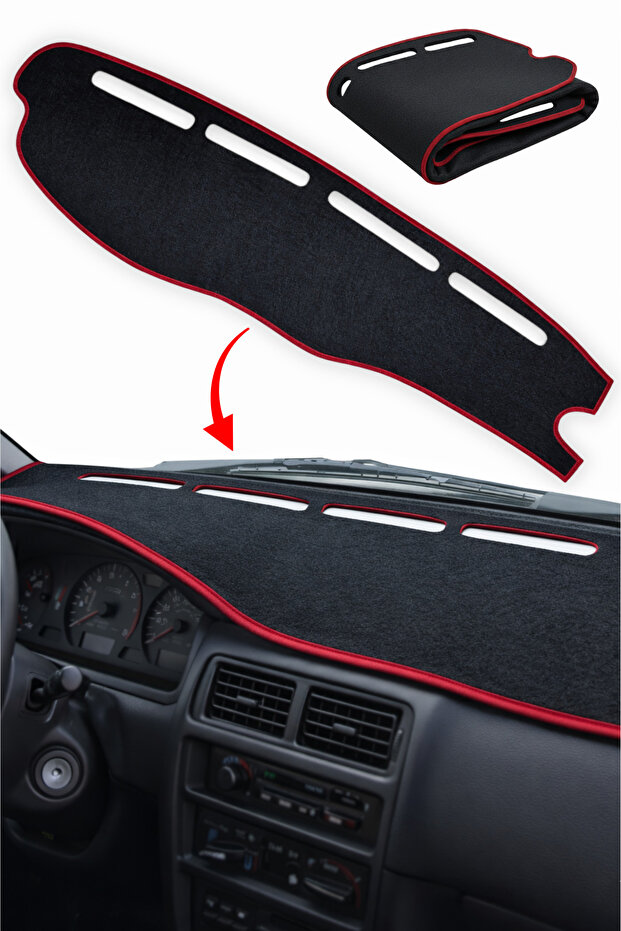Toyota Corolla Legend (1992-1998) Compatible Dashboard Protection Carpet | Front Instrument Panel Cover