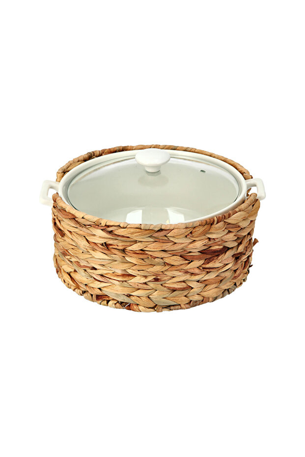 Round Serving Pot with Lid - 2