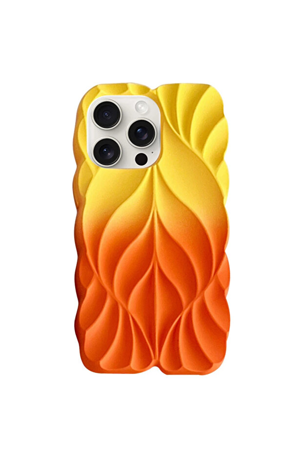 iPhone 12 Pro Max Compatible Leaf Pattern Case - 2