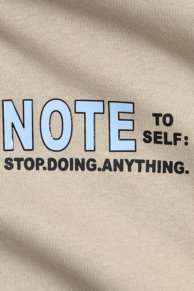 Kapüşonlu ve Baskılı Üst - 3