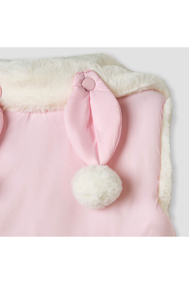 جاكيت منفوخ بدون أكمام بأزرار أمامية صلبة - 5