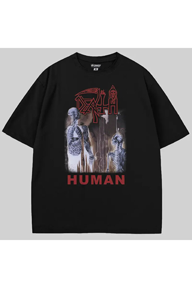 Death Human Oversized T-Shirt