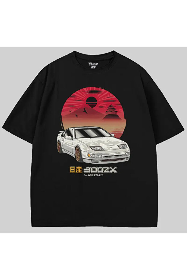 Nissan 300 Zx Japan Sun Oversized T-Shirt