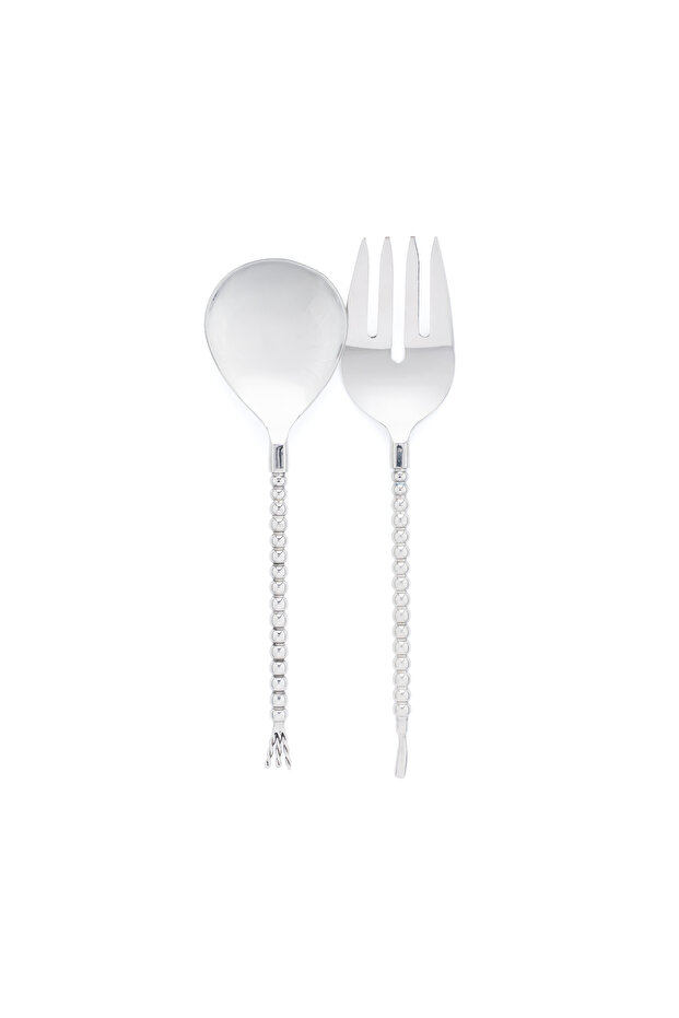 Salad Server Set of 2 with Rounded Handle