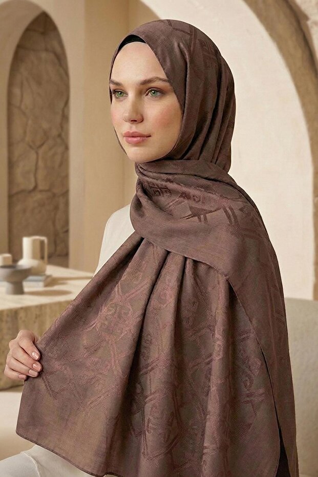 Naia Lumina Shawl - 6080100-932 - Milky Brown