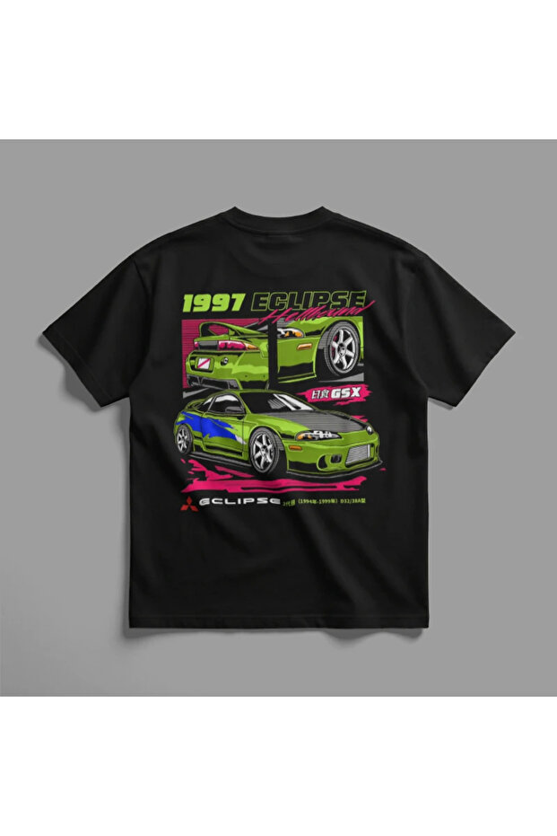 Μπλουζάκι Mitsubishi Eclipse 1997 oversized - 3