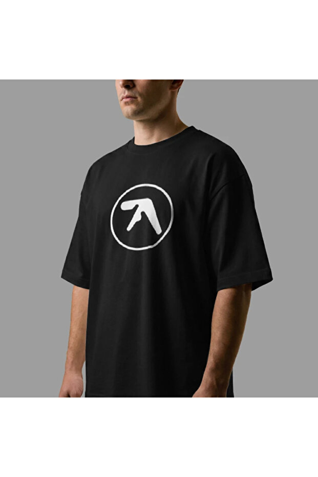 Aphex Twin Logo Oversize Tişört - 8