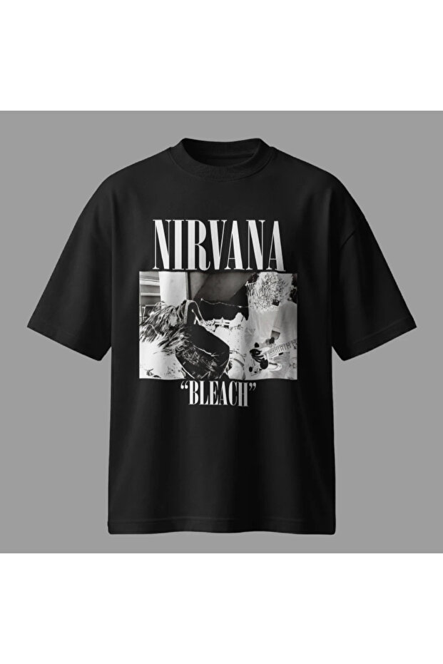 Nirvana Bleach Oversize Tişört - 2