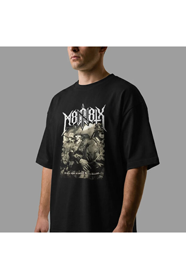 M8L8TH NSBM Oversize Tişört - 8