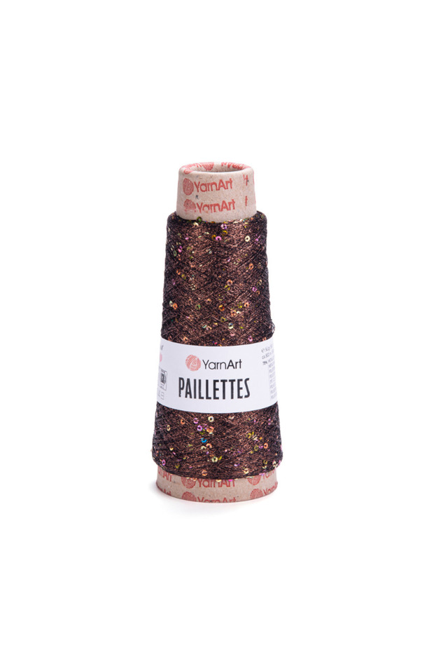Sequins 75% Metallic Polyester 25% Sequin – 50 g 800 m Sparkling Knitting Yarn-1 Piece-8007