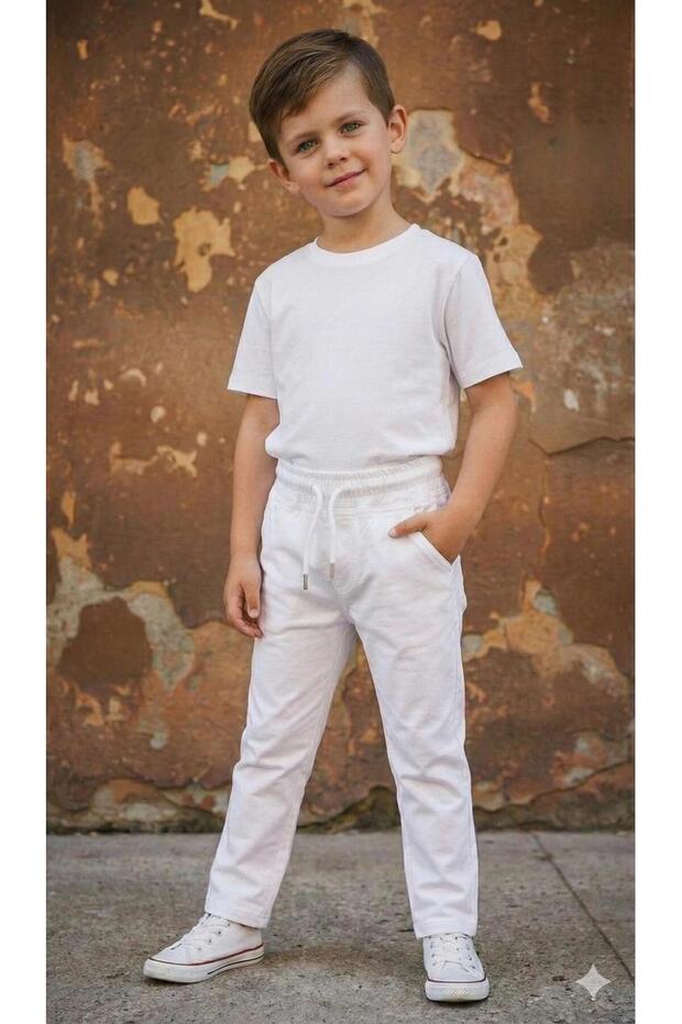 Unisex Children's April 23 October 29 with Elastic Waist