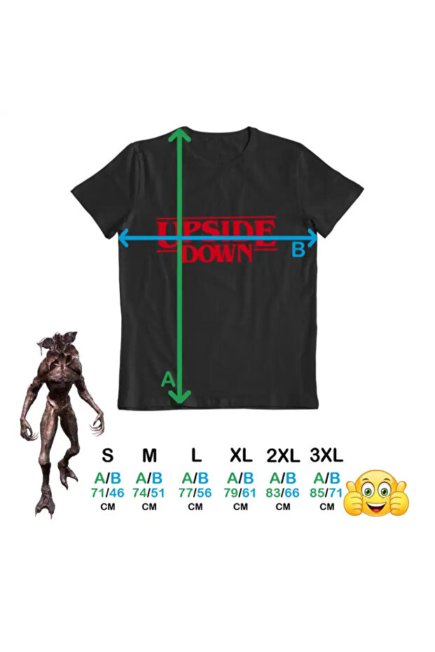 Tricou Barbati Stranger Things Upside Down - 4