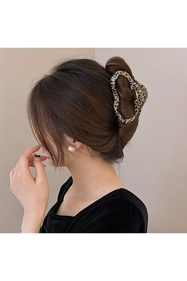 Leopard Patterned Latch Buckle New Trend-06 - 1