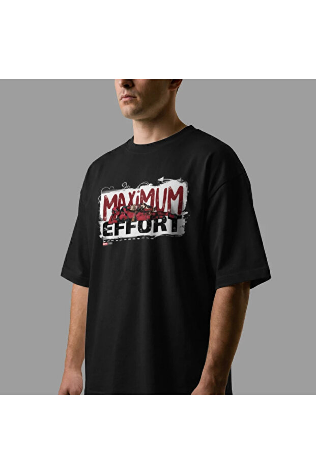 Μπλουζάκι Deadpool Maximum Effort oversized - 8