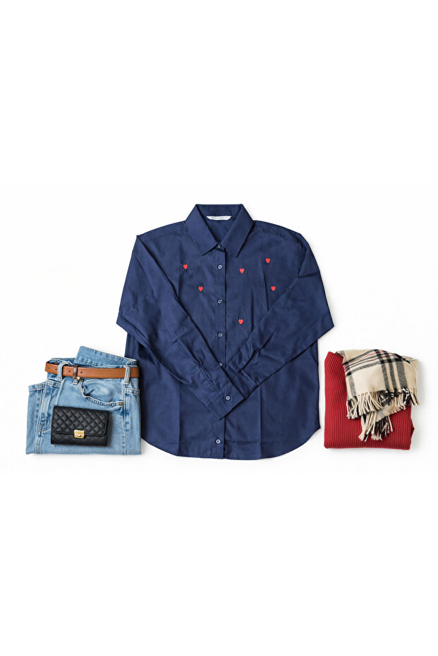 KALPLİ OVERSİZE GÖMLEK - 2