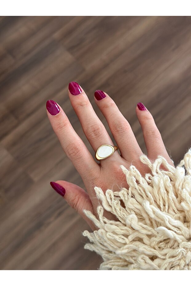 Gold Pearlescent Ring - 3