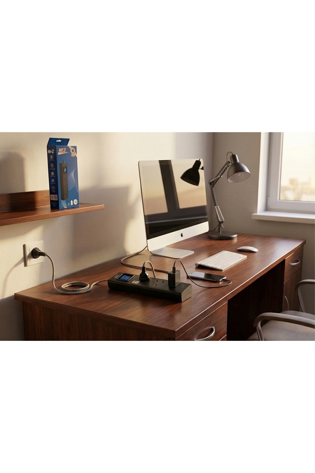 مقبس طاقة مع 3 منافذ -توصيله - 1