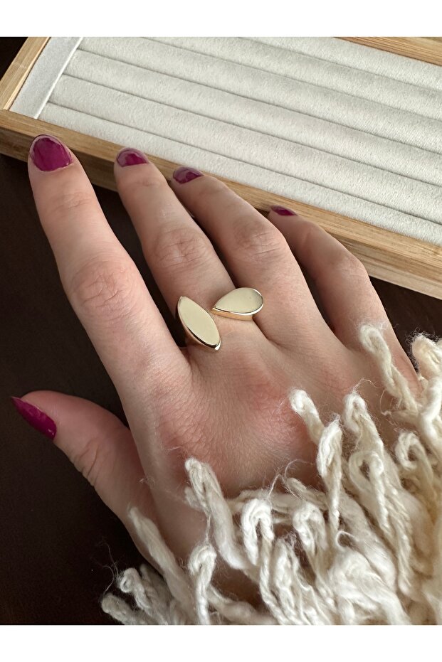 Gold Drop Model Ring - 1