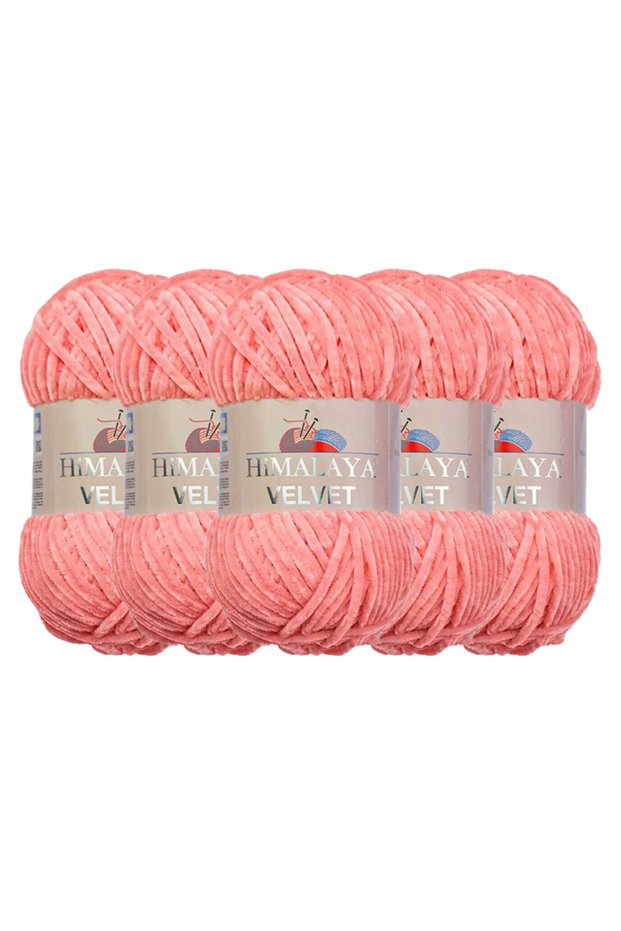 Velvet Velvet Knitting Yarn, 90046, 5X100 Grams, 5 Skeins