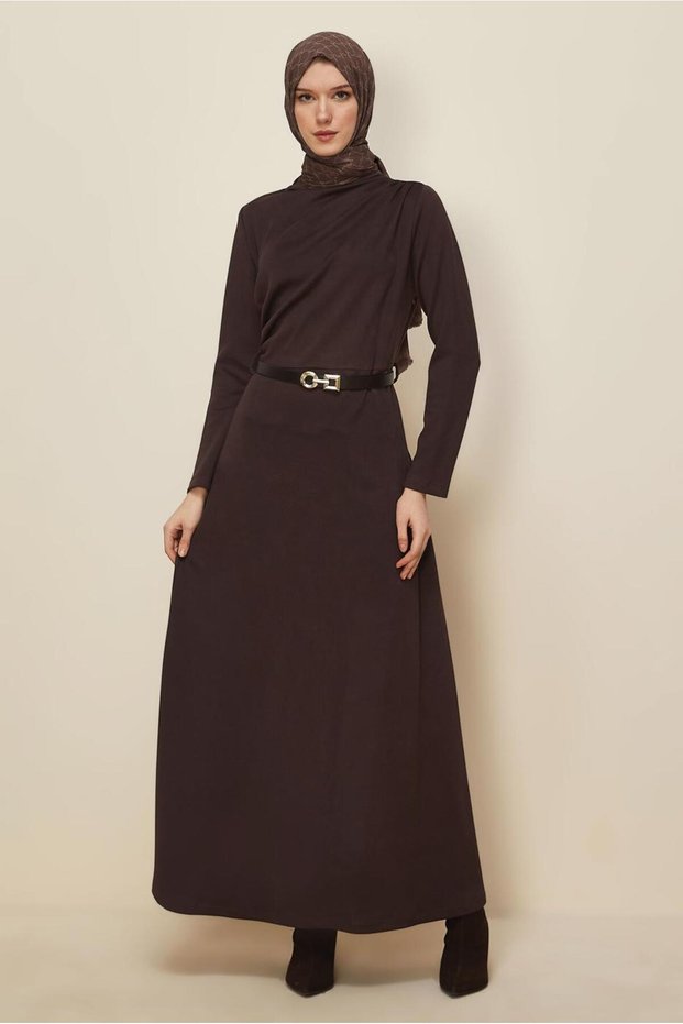 Belted Suede Dress 46204