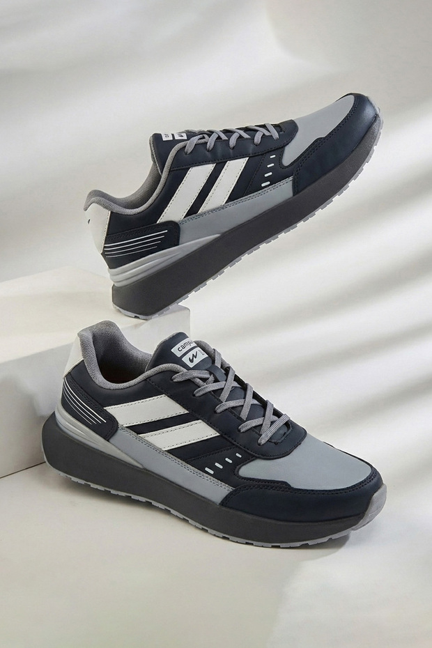 Men's Low-Top Sneakers - Bold Colours With Cloud Like Comfort